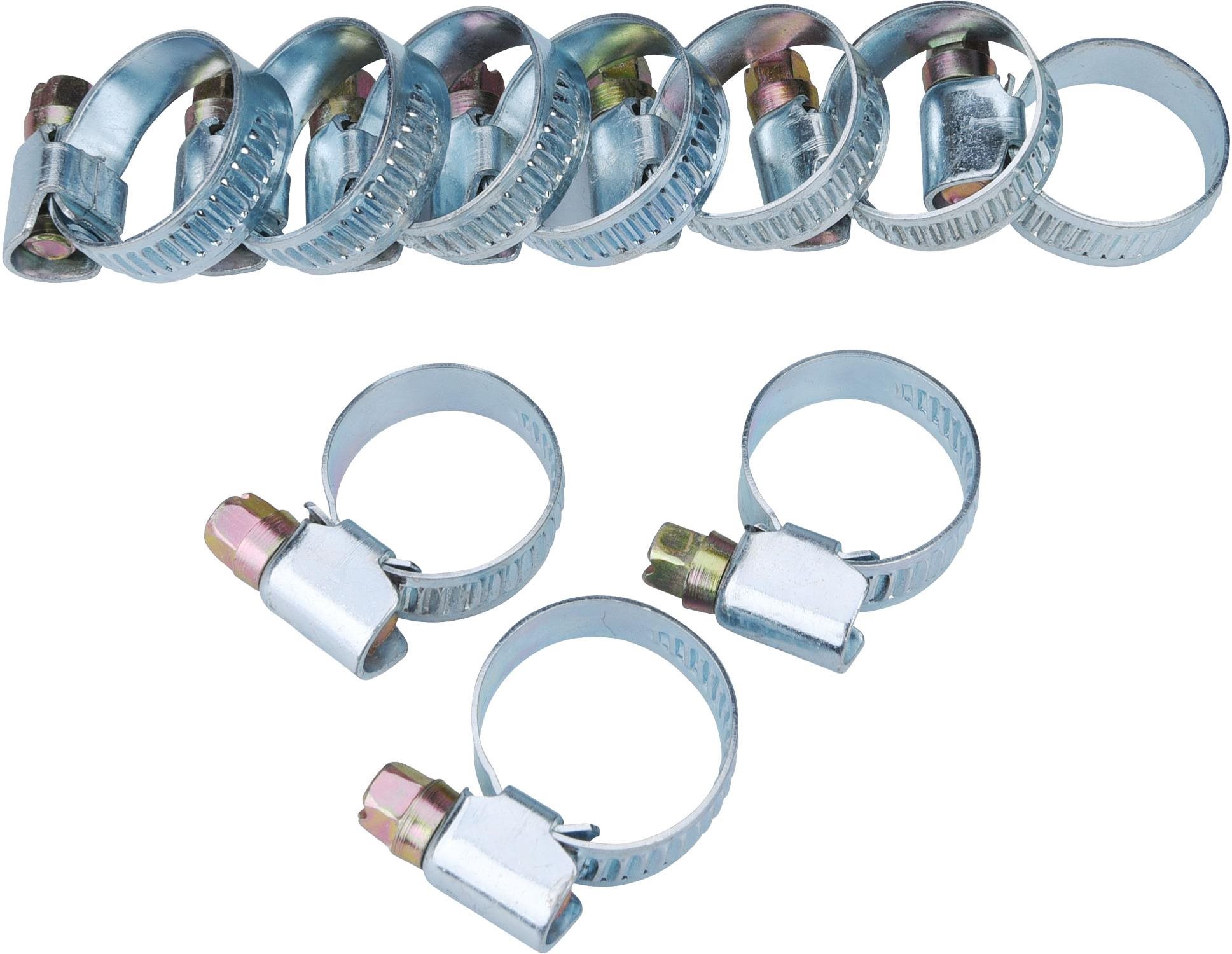 EXTOL CRAFT spony hadicové NEREZ, 12 – 22 mm, 10 ks, 70502
