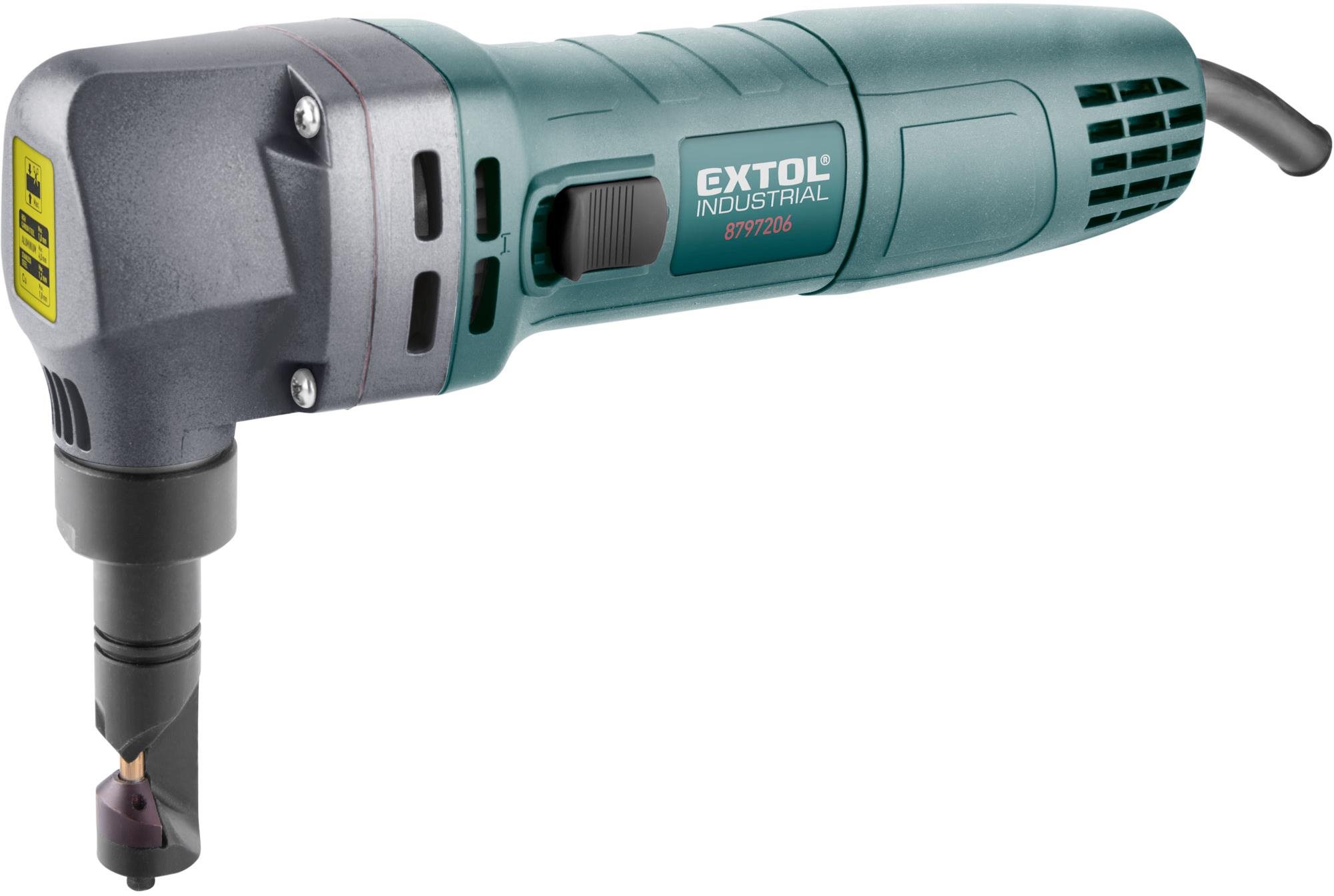 EXTOL INDUSTRIAL nožnice na plech, prestrihovačky elektrické, 600 W, 8797206
