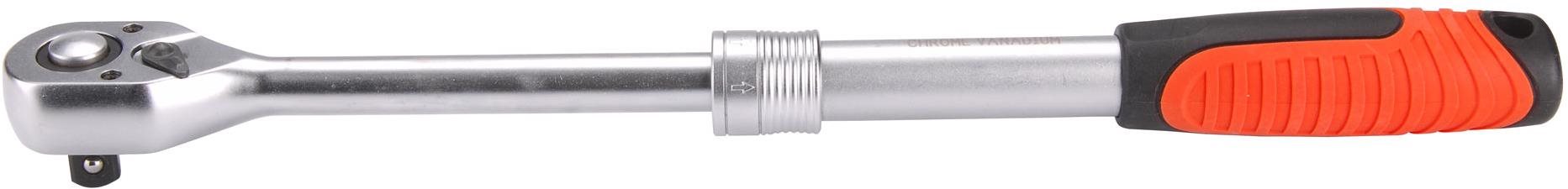 EXTOL PREMIUM račňa teleskopická, 45 zubov, 1/2", L 290 – 430 mm, CrV, 8816420