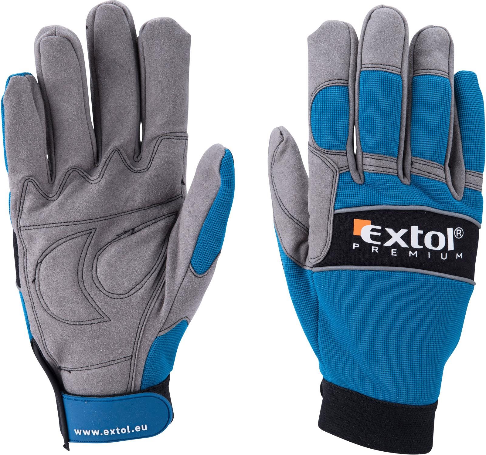 EXTOL PREMIUM rukavice vystlané veľkosť 10