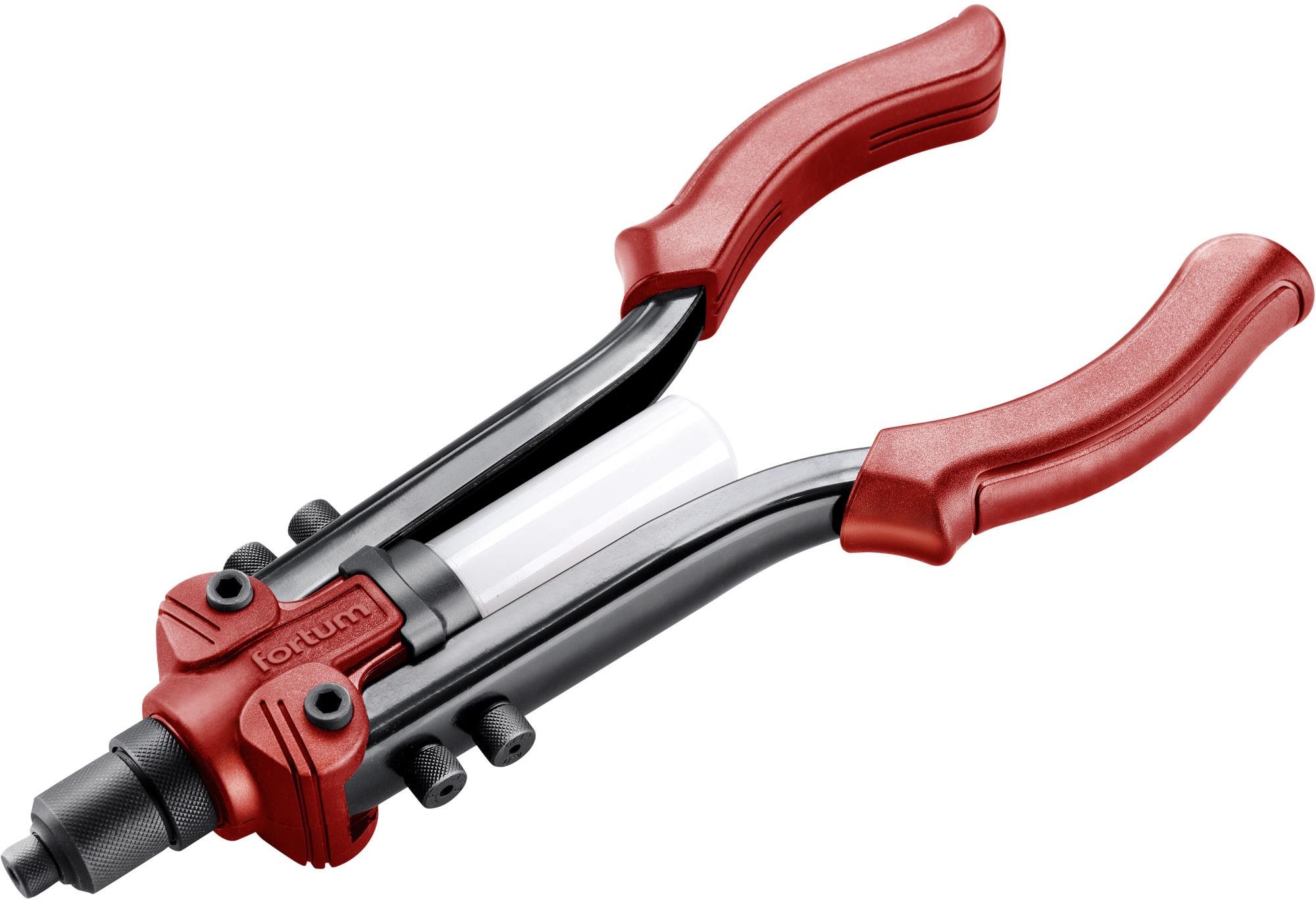 FORTUM kliešte nitovacie pákové, 2,4 – 6,4 mm, 4770614