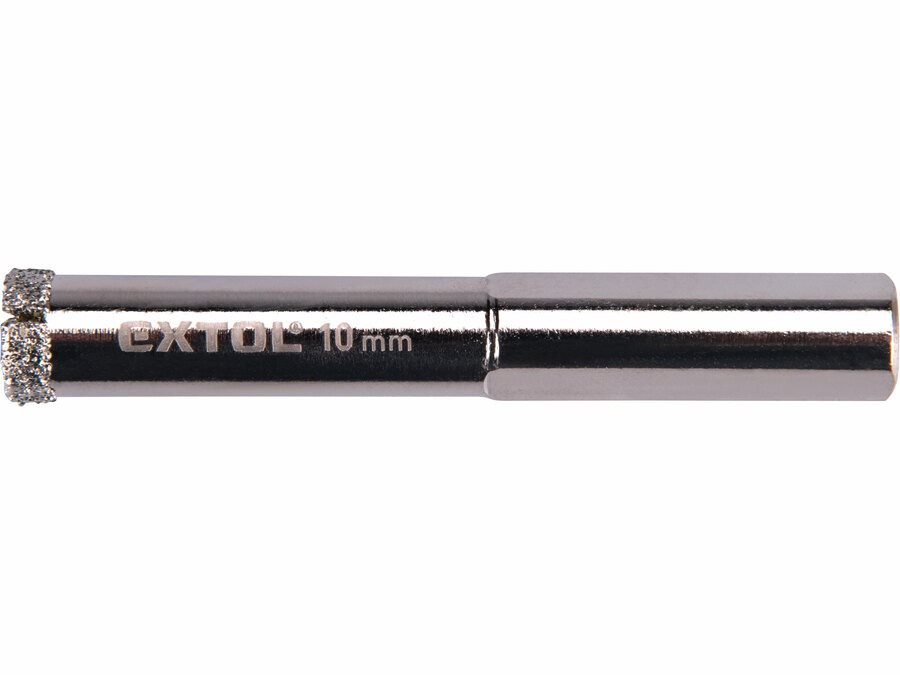 EXTOL PREMIUM korunka vykružovacia diamantová na sklo a keramiku, priemer 10 mm, 8801979