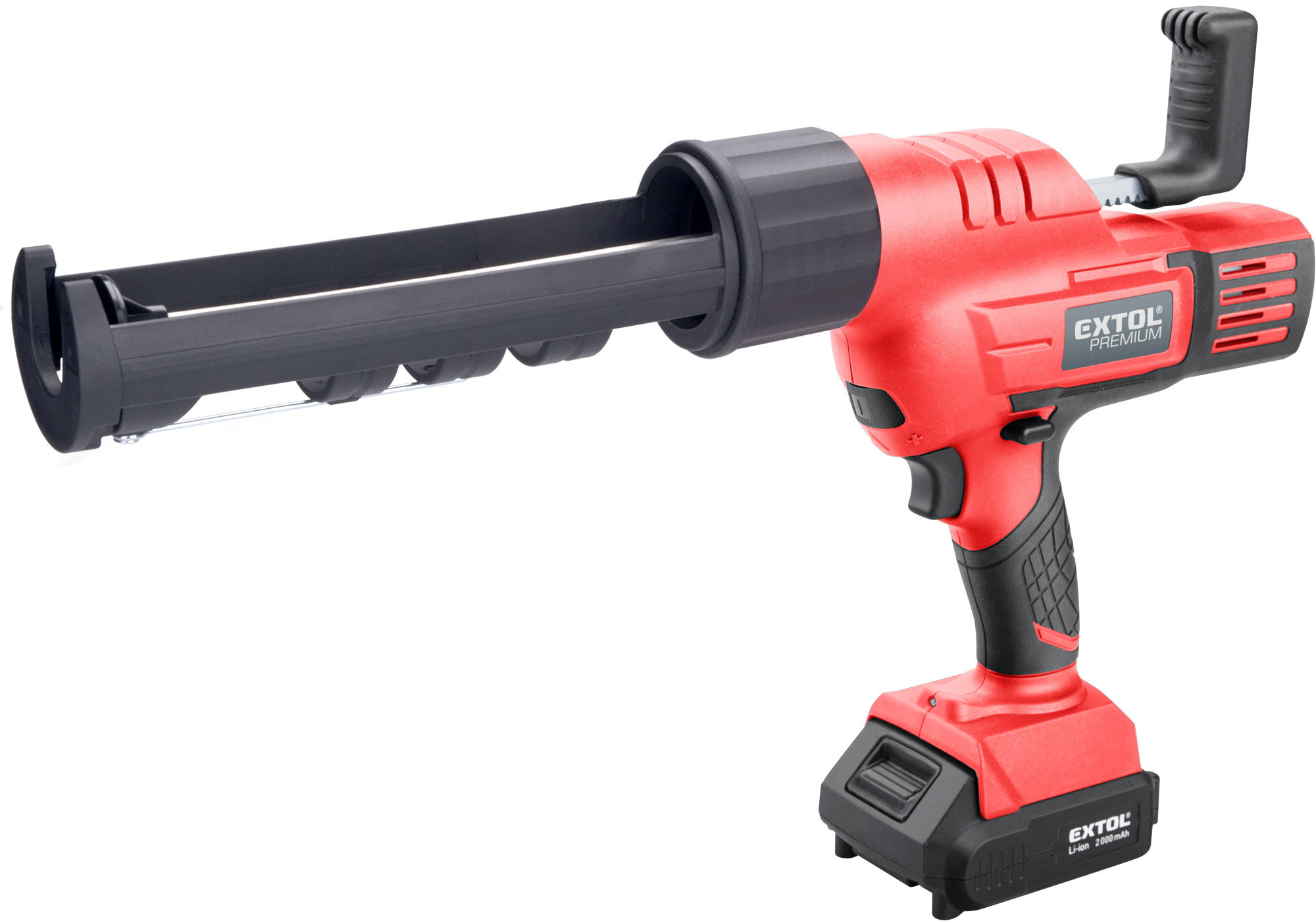 EXTOL PREMIUM pištoľ vytlačovacia, vaničková aku SHARE20V, 20 V Li-ion, 2 000 mAh 8891864