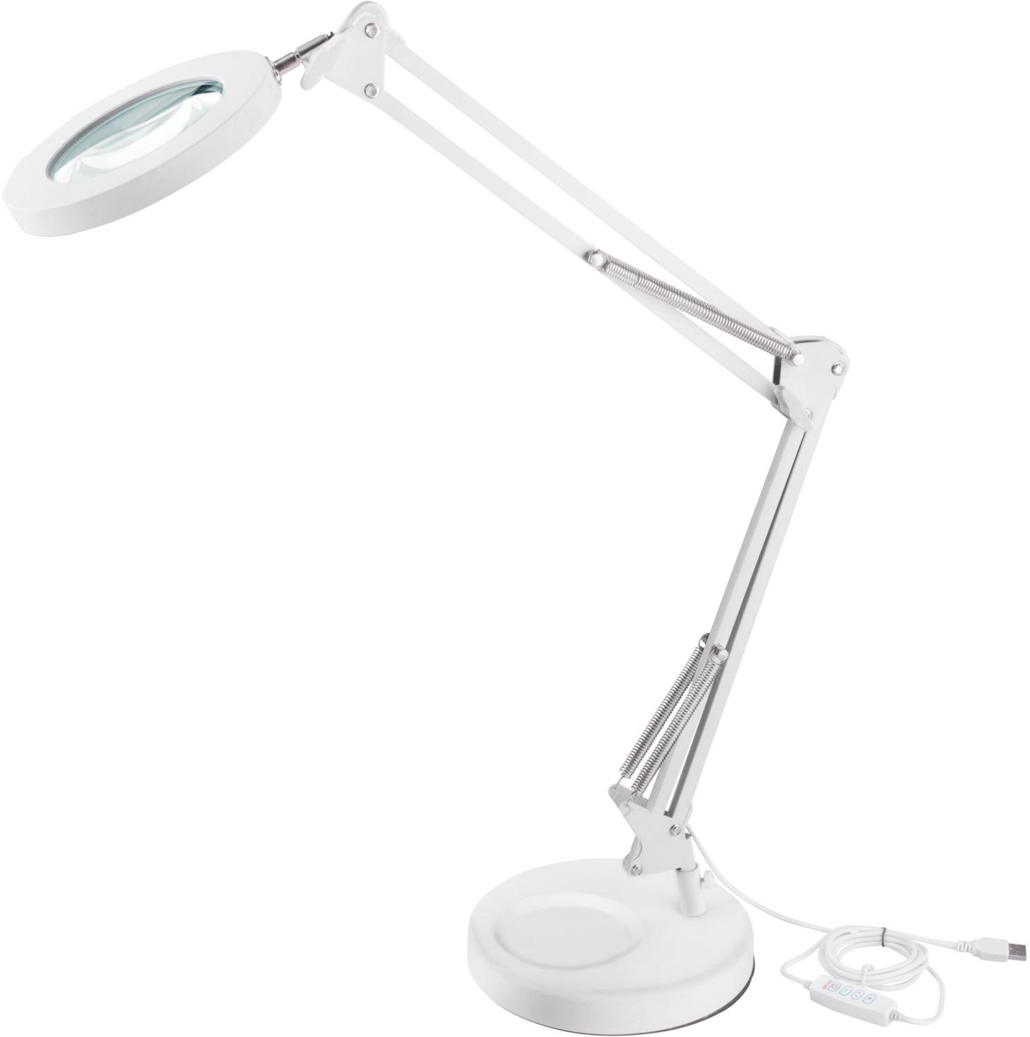 EXTOL 43161 biela, s lupou, USB napájanie
