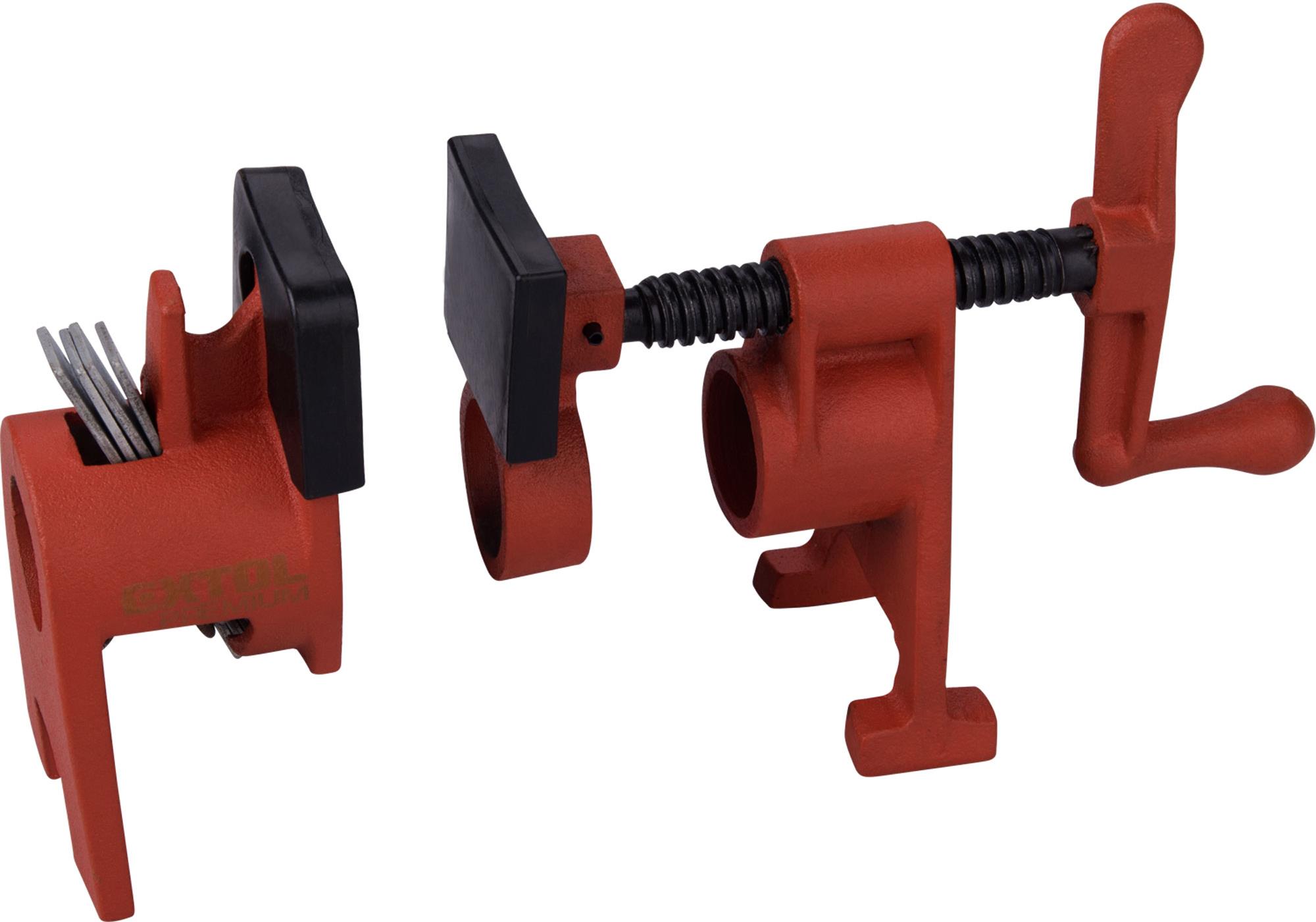 EXTOL PREMIUM Svorka rúrková nastaviteľná, pre priemer rúrky 1/2", 8815402
