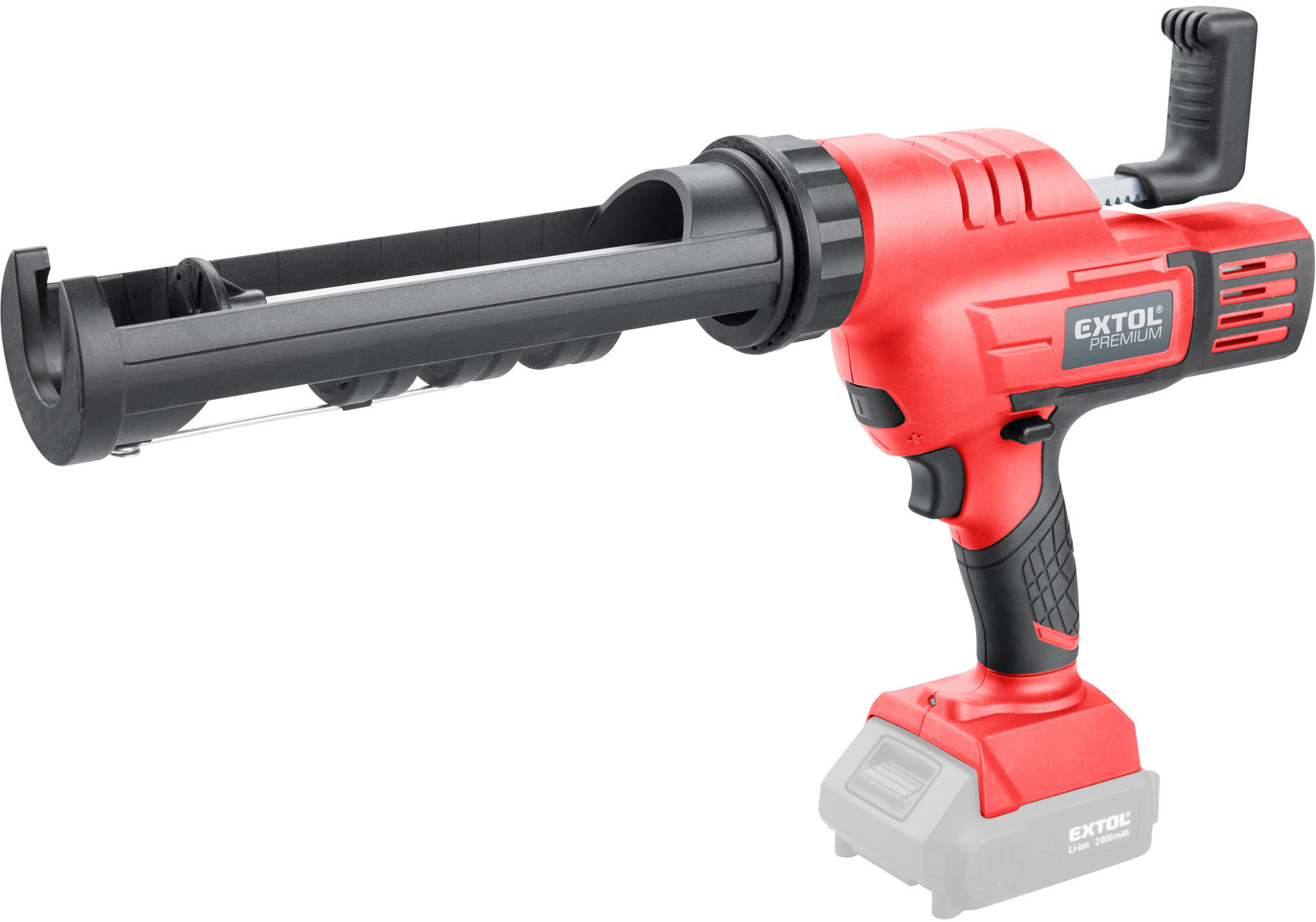 EXTOL PREMIUM Pištoľ vytlačovacia AKU SHARE20V 8891865 (bez AKU)