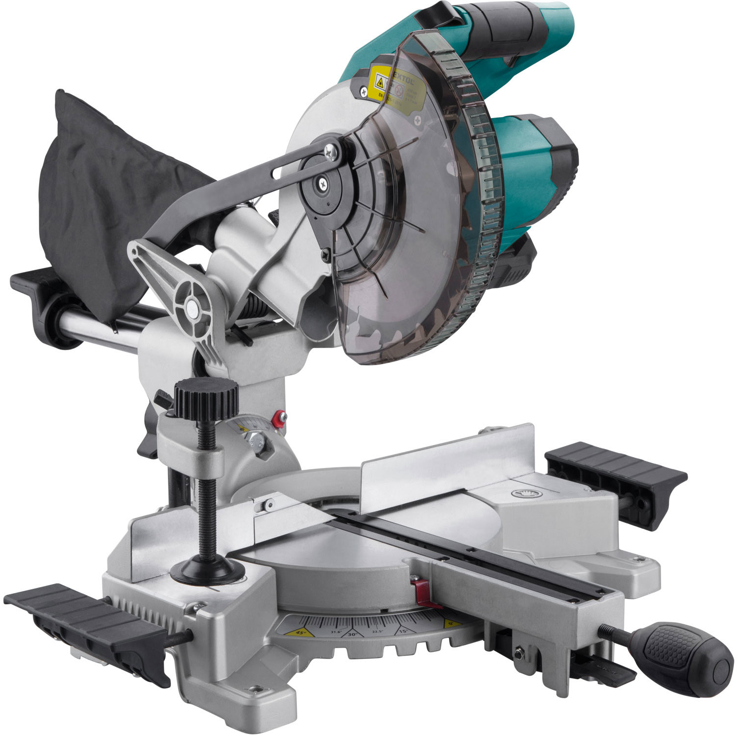 EXTOL INDUSTRIAL Píla pokosová AKU, 185 mm s laserom 8791826 (1× 2 Ah)