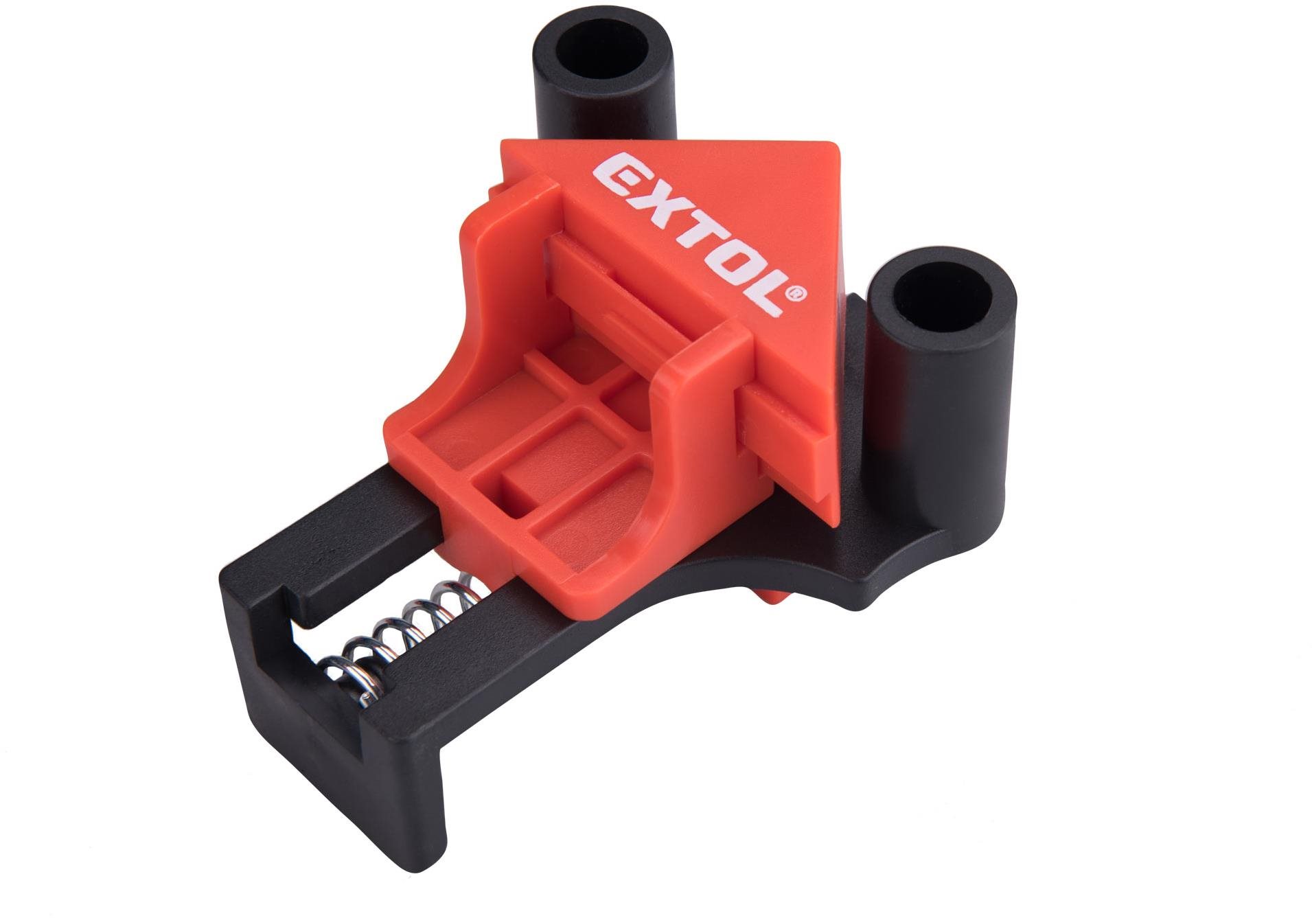 EXTOL PREMIUM svorky uhlové stolárske, sada 4 ks, 60°– 90° – 120°, 8815440