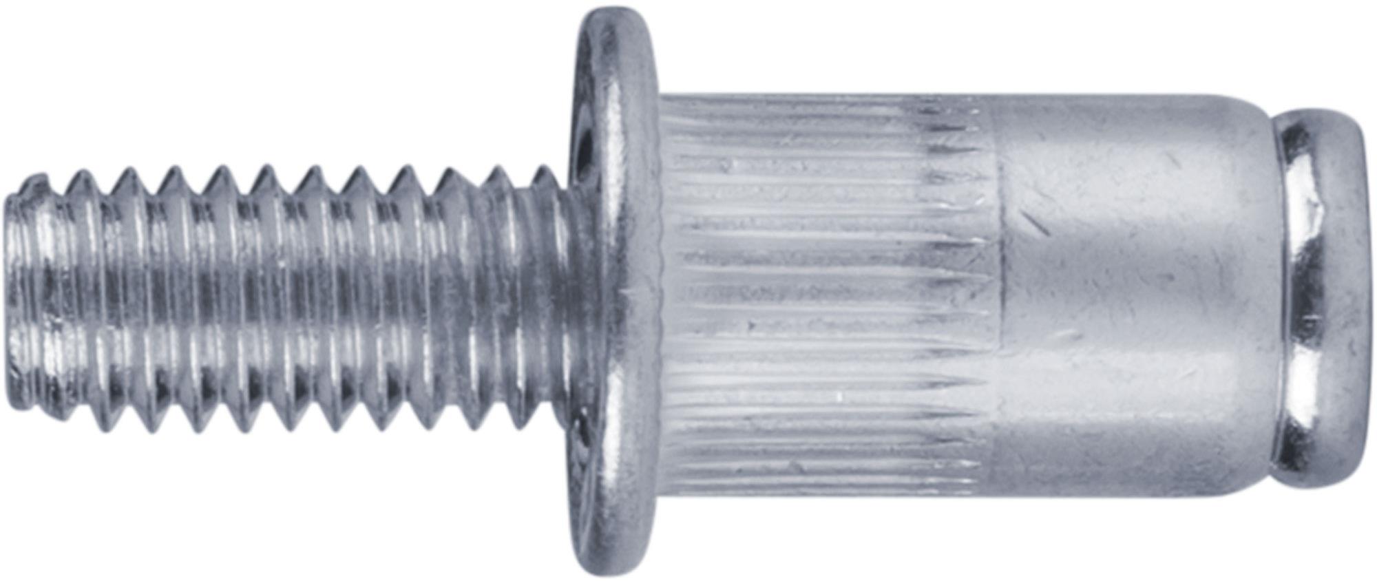 FORTUM matice nitovacie oceľové, súprava 25 ks, M6 × 12 mm, 4770676
