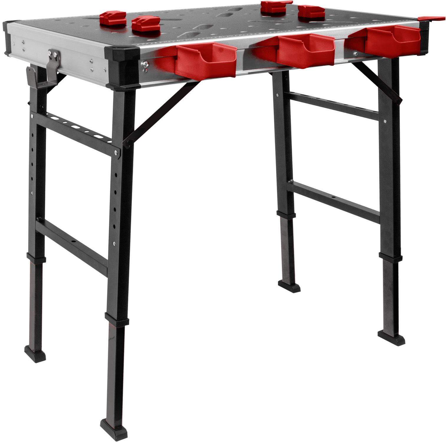 FORTUM stôl pracovný, 850 × 600 mm, výška 73,5 – 88,5 cm, 4759990