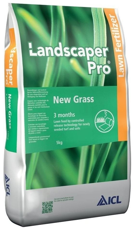 ZAFIDO Trávnikové hnojivo ICL LANDSCAPER PRO NEW GRASS, 5 kg