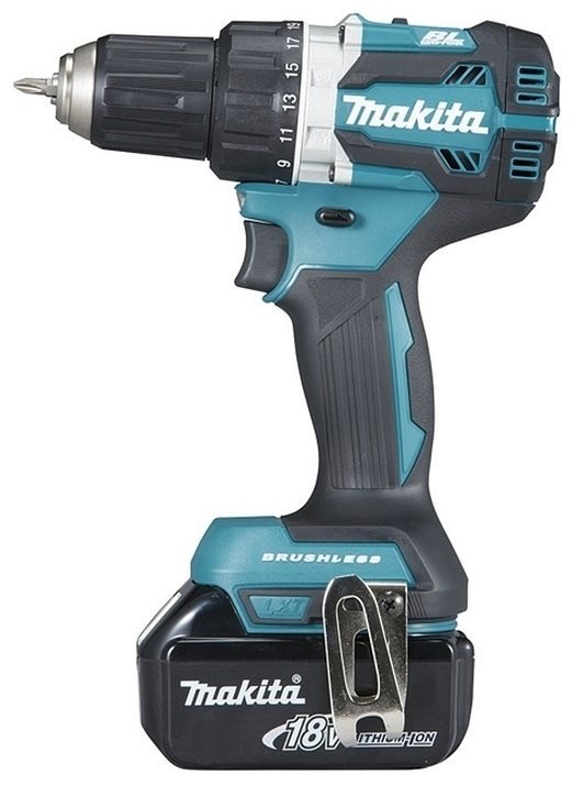 MAKITA Aku bezuhlíkový skrutkovač Li-Ion LXT 18 V, 3,0 Ah, Makpac DDF484RFJ