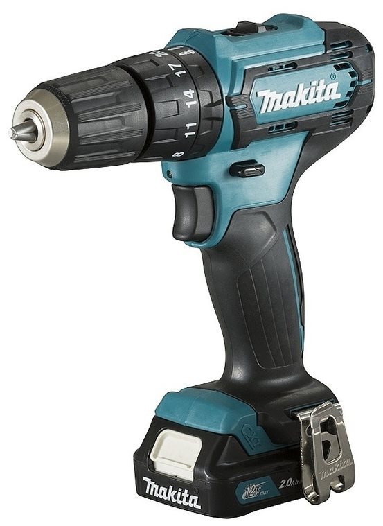 MAKITA Aku príklepový skrutkovač Li-Ion CXT 12 V/2,0 Ah HP333DSAE