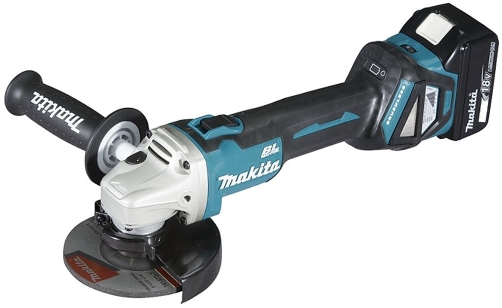 MAKITA Uhlová brúska AKU 125 mm Li-Ion LXT 18 V Makpac DGA511RFJ (1× 3 Ah)