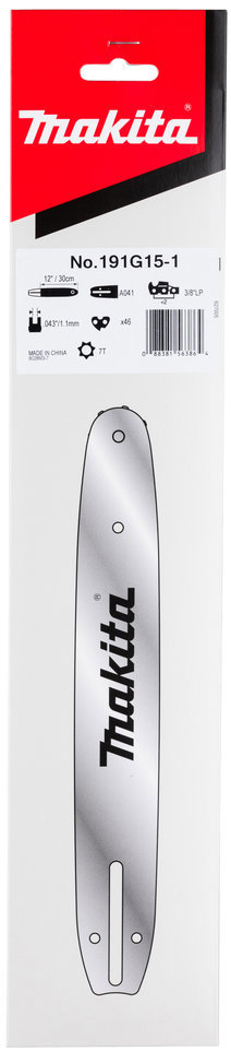 MAKITA Lišta 30 cm 1,1 mm 3/8" 46 článků, 958400001 191G15-1