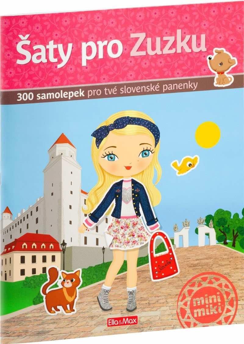 Šaty pre ZUZKU – Kniha samolepiek