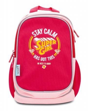 BAAGL Predškolský batoh Supergirl – STAY CALM