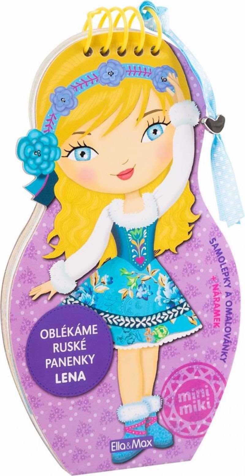 Obliekame ruské bábiky LENA – omaľovánky