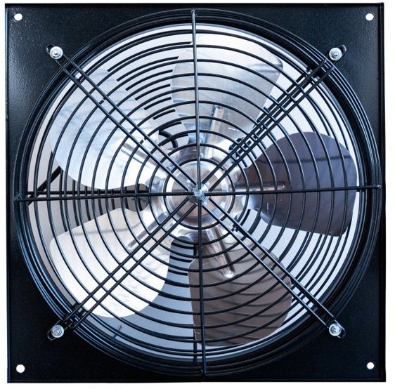 MakTrade MF200G10B viacúčelový ventilátor, 230 V, 36 W, 410 m3, čierny mat