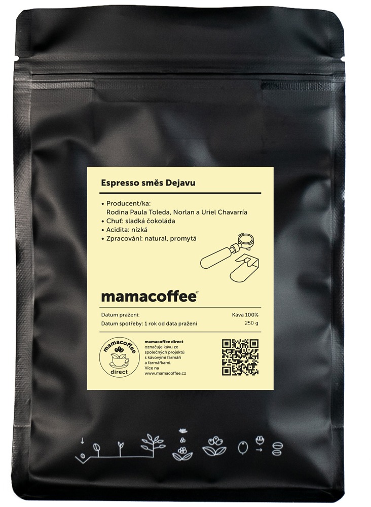 mamacoffee espresso zmes Dejavu 250 g