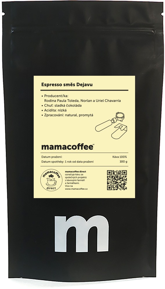 mamacoffee espresso zmes Dejavu 100 g