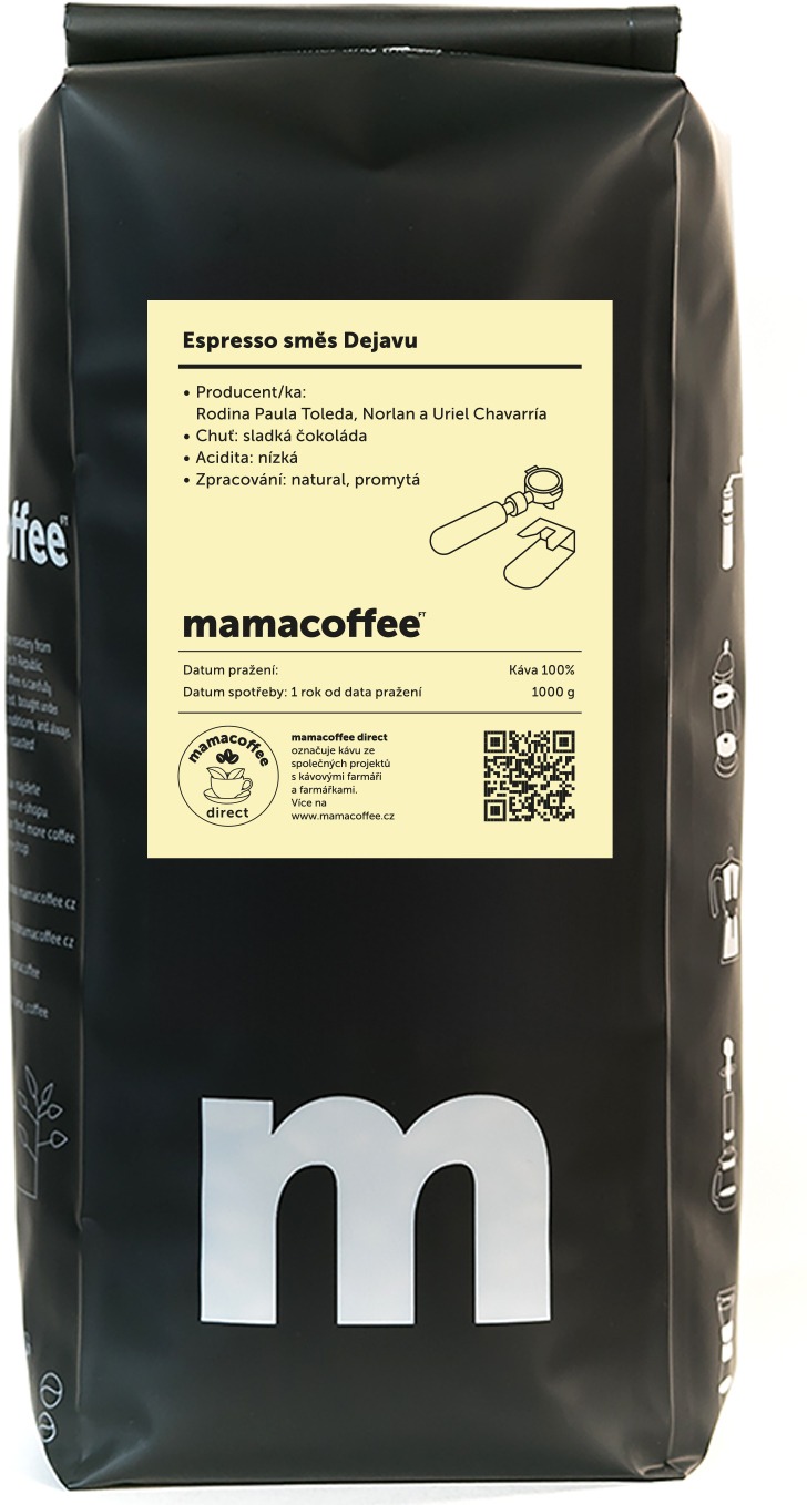 mamacoffee, espresso zmes Dejavu 1 000 g