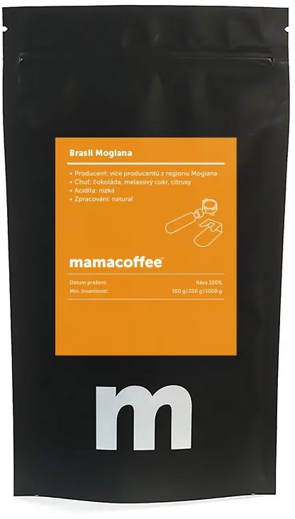 mamacoffee Brasil Mogiana, výberová, 100 g