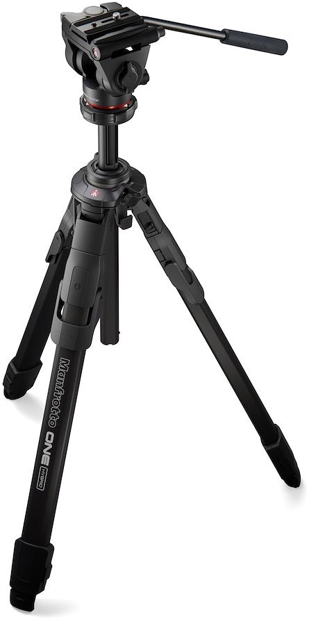 Manfrotto ONE Alu Hybrid Tripod s 500X fluidnou hlavou
