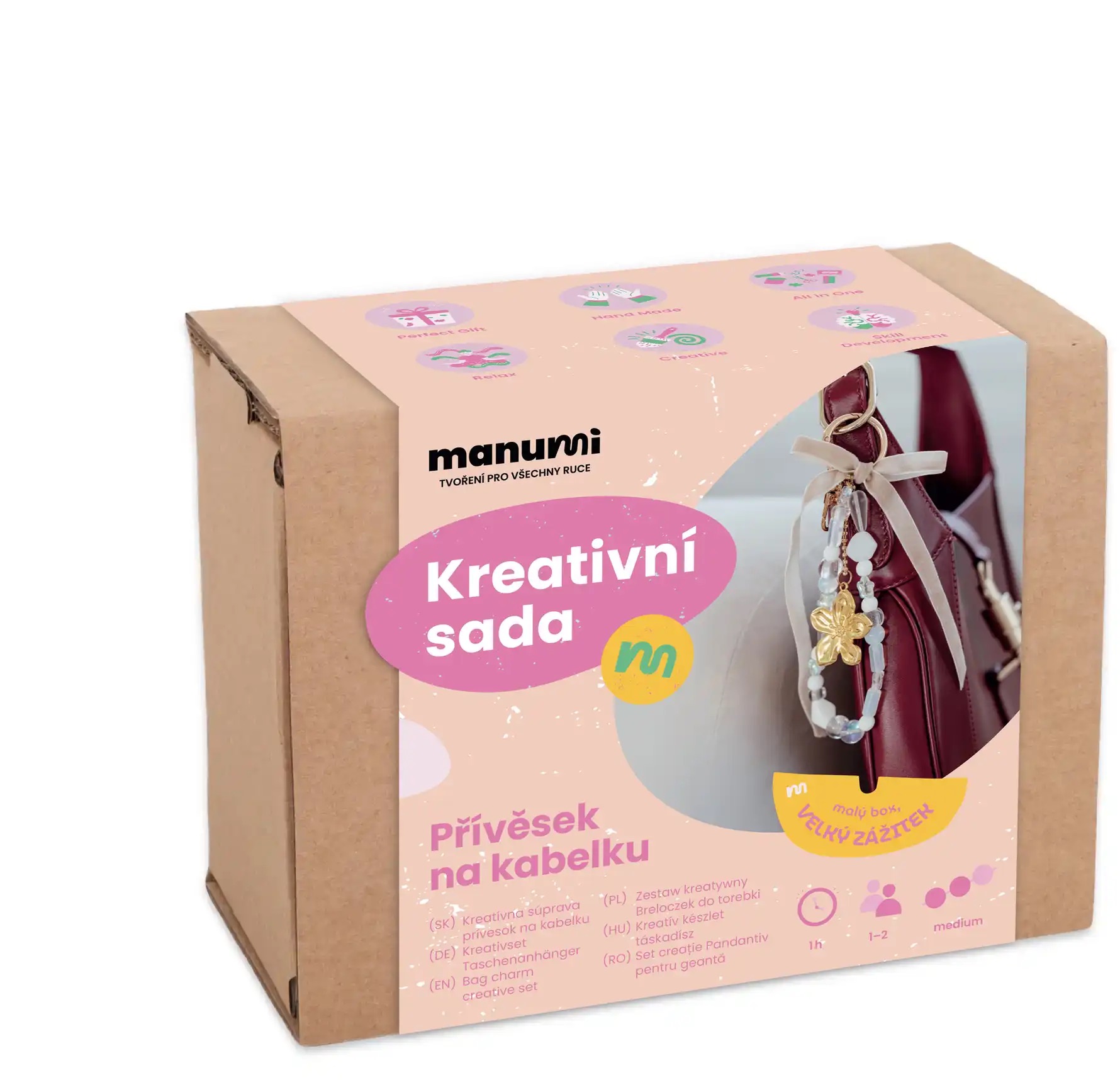 Manumi Kreativní sada na výrobu přívěsku na kabelku