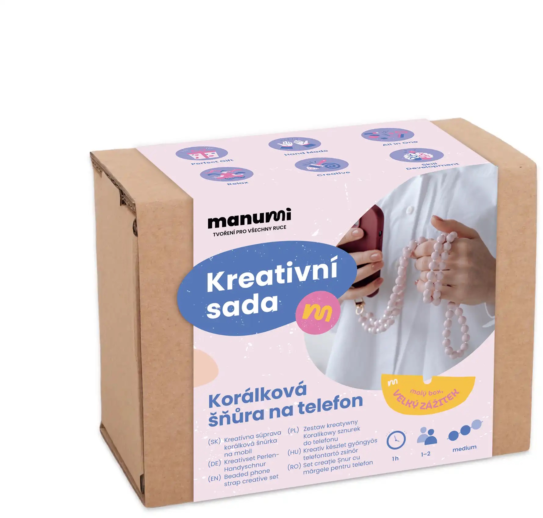 Manumi Kreativní sada na výrobu šňůry na mobil
