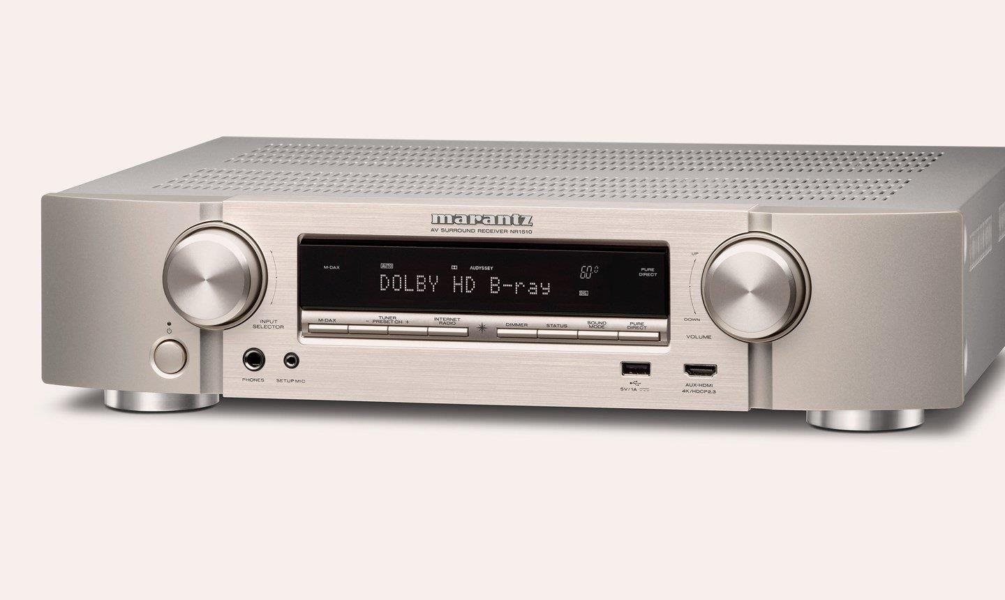 Marantz NR1510 strieborno-zlatý