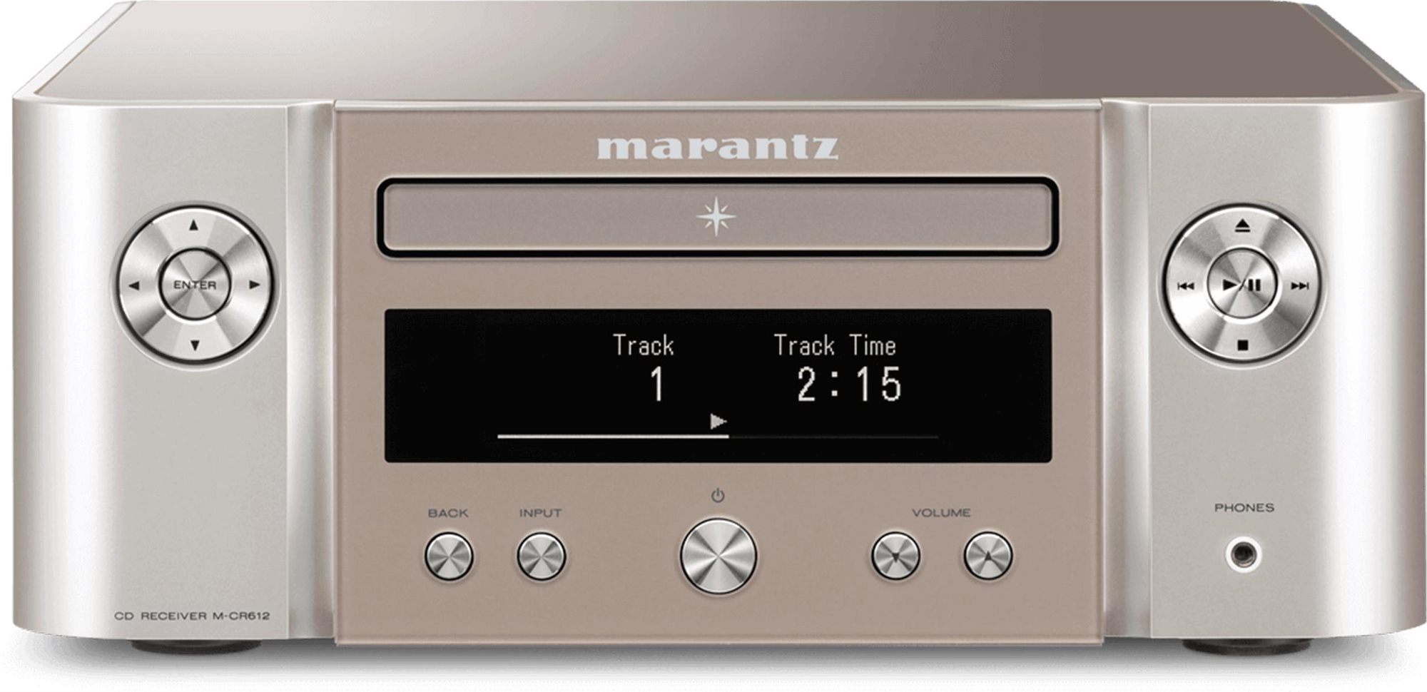 Marantz MCR612 Melody X strieborno-zlatý