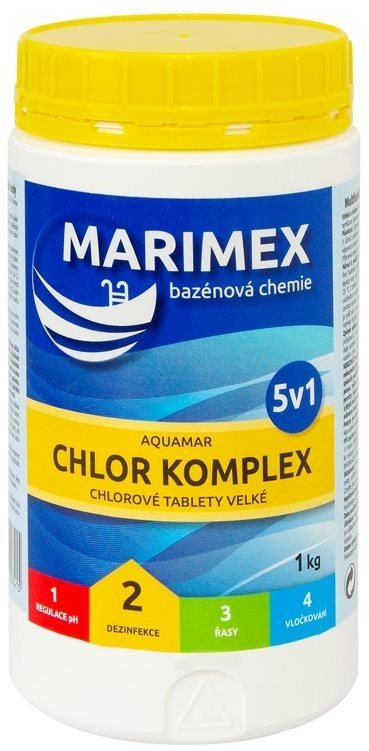 MARIMEX Chémia bazénová CHLOR KOMPLEX 5 v 1 1 kg