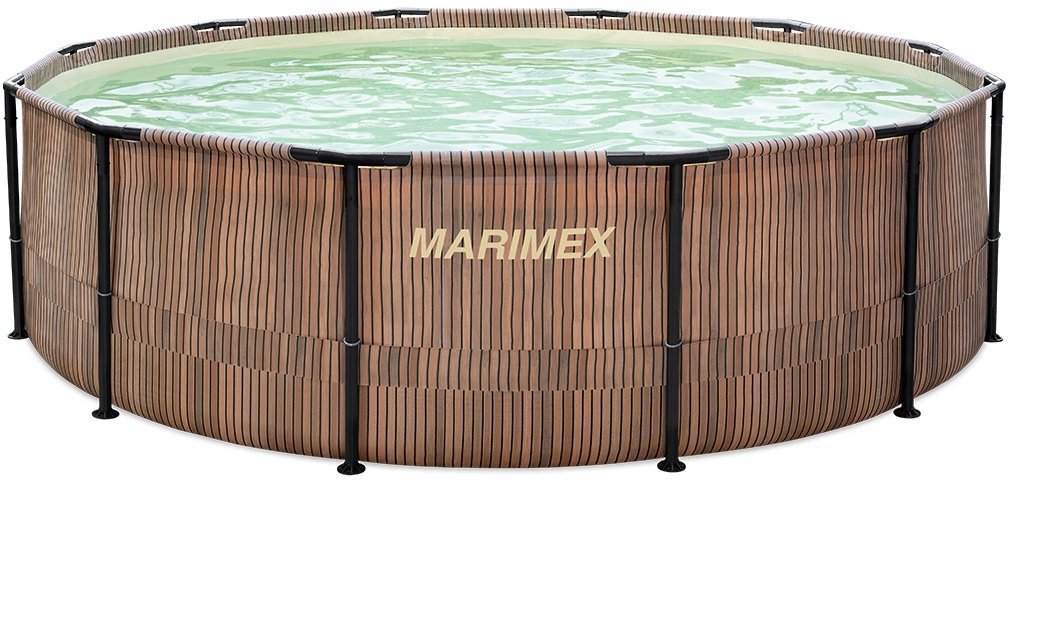 MARIMEX Bazén s konštrukciou Florida 3,66 × 0,99 m so skimmerom – motív TEAK