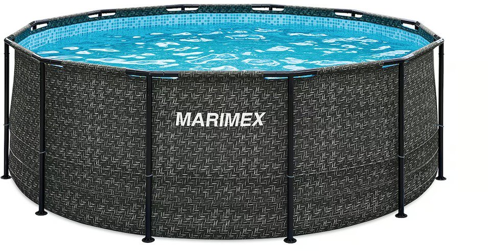 MARIMEX Bazén s konštrukciou Florida 3,66 × 1,22 m so skimmerom – motív RATAN