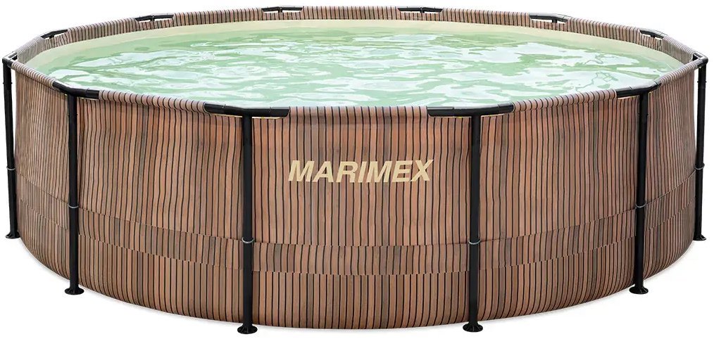 MARIMEX Bazén s konštrukciou Florida 4,57 × 1,32 m so skimmerom – motív TEAK