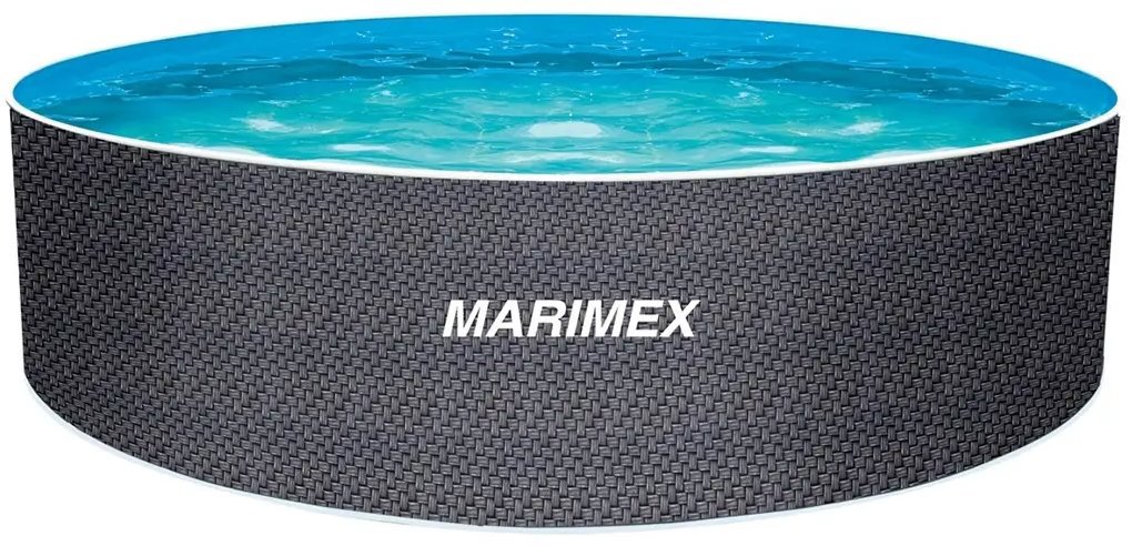 MARIMEX Bazén s konštrukciou Orlando 3,05 × 0,91 m fólia, skimmer – motív RATAN