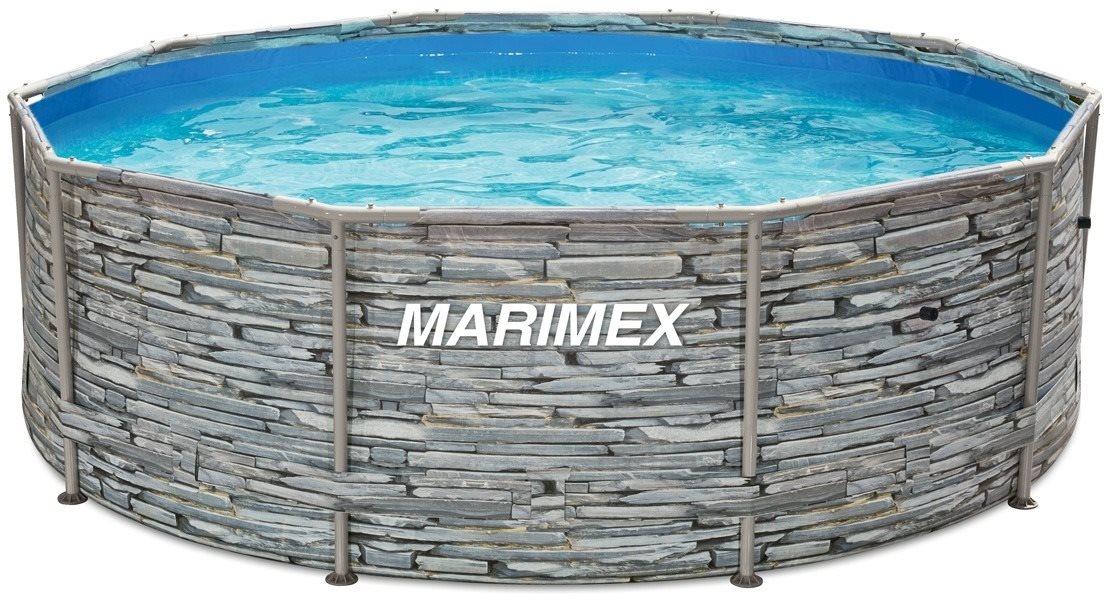 MARIMEX Bazén s konštrukciou FLORIDA bez príslušenstva 3,66 × 1,22 m – motív KAMEŇ