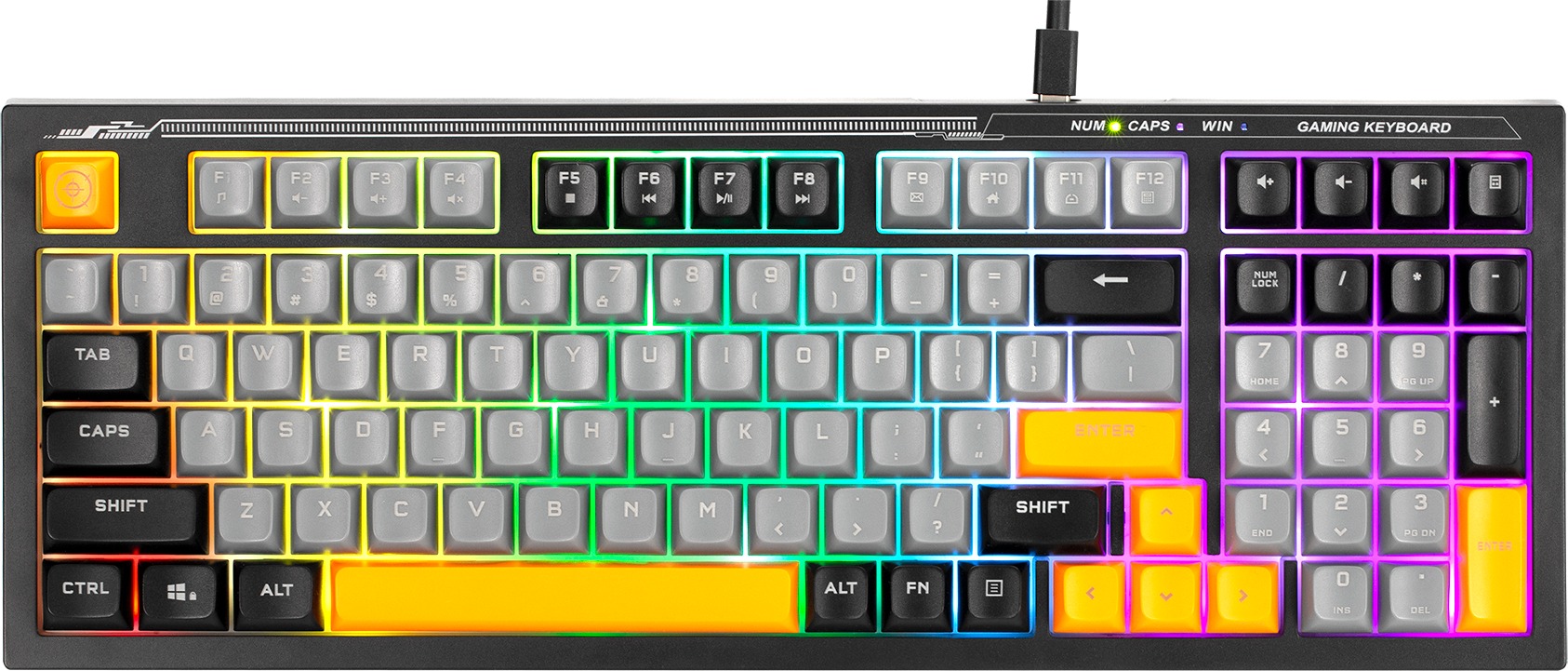 Marvo Soldat S50B Membrane Wired Keyboard – EN