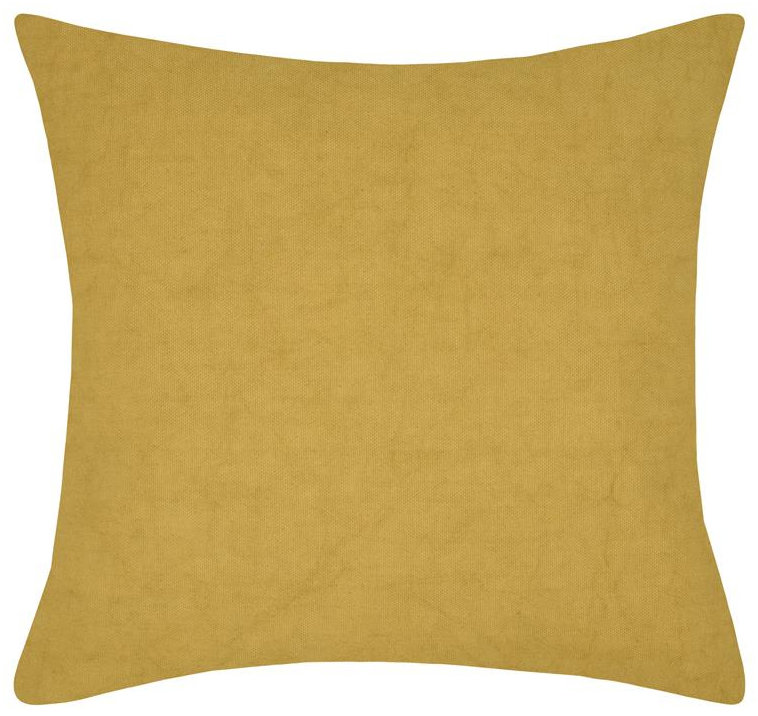 STOF Loris – Dekoračná obliečka na vankúš bavlnená 40 × 40 cm, žltá