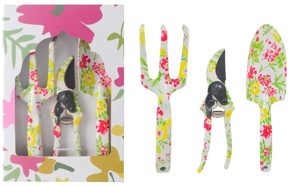 M.A.T. Sada záhradného náradia, 3 ks, dekor, Al