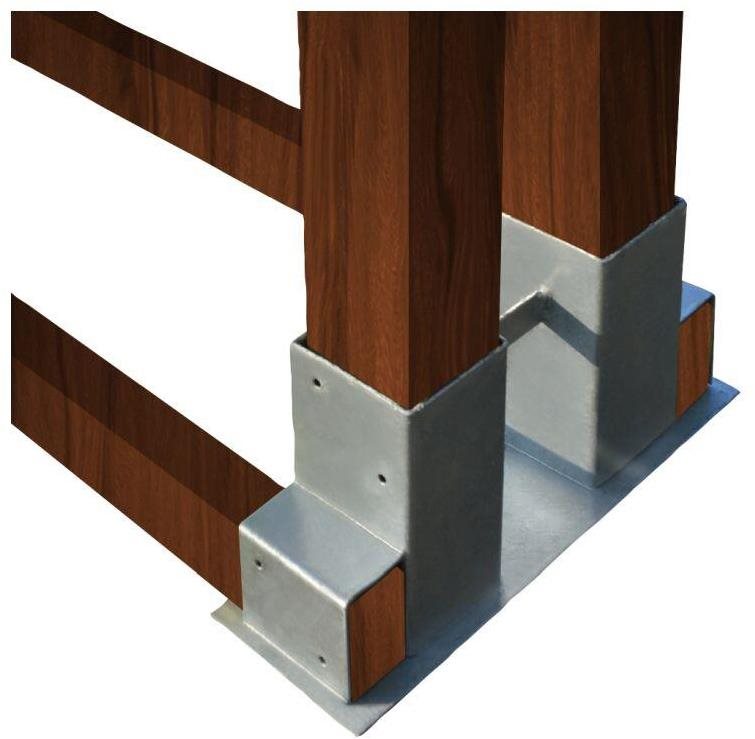 M.A.T. Group stojan na palivové drevo 340 × 150 mm Zn