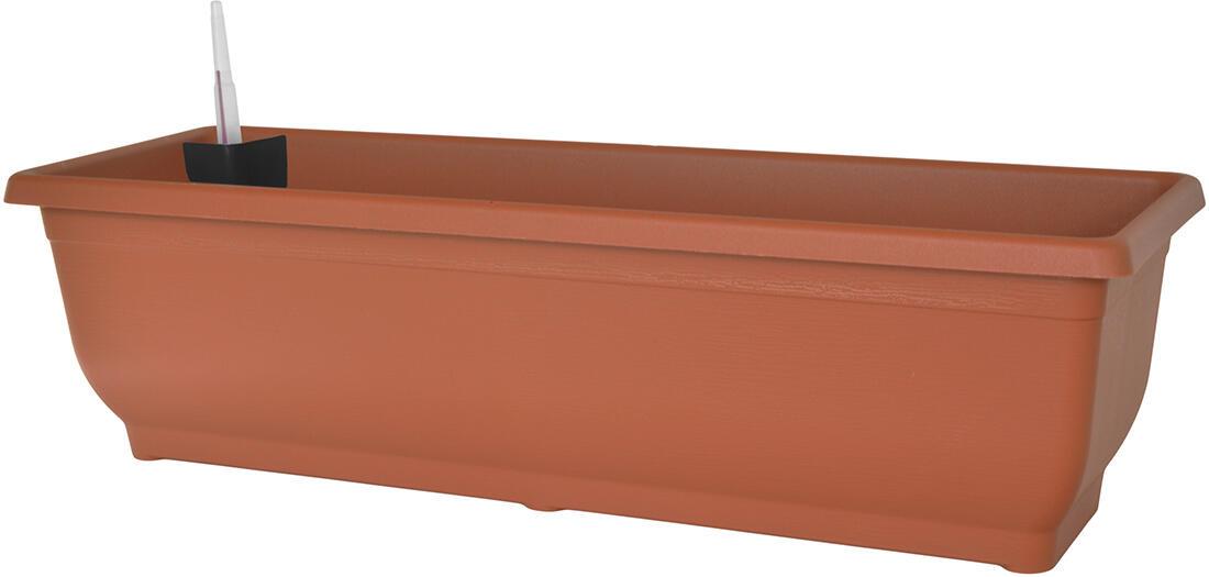 DK PLAST Kvetináč samozavlažovací bez misky AQUA GLORIA 80 cm, terakota