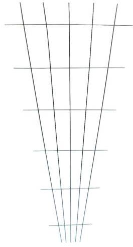 M.A.T. Group Opora pre rastliny kovová – mriežka IVY 150 × 75cm
