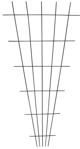 M.A.T. Group Opora pre rastliny kovová – mriežka IVY 150 × 75 cm