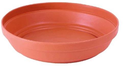 PROSPERPLAST Miska pod kvetináč GLINKA 22, imitácia hlinenej misky, terakota