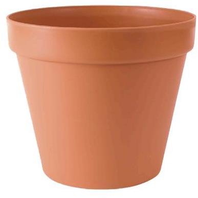 PROSPERPLAST Kvetináč GLINKA 30, výška 25,5 cm, imitácia hlineného kvetináča, terakota