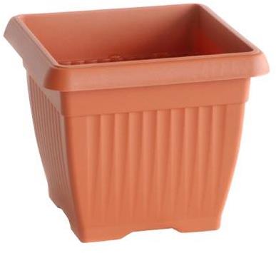 PROSPERPLAST Kvetináč DKWT 24 × 24, výška 20,5 cm, terakota