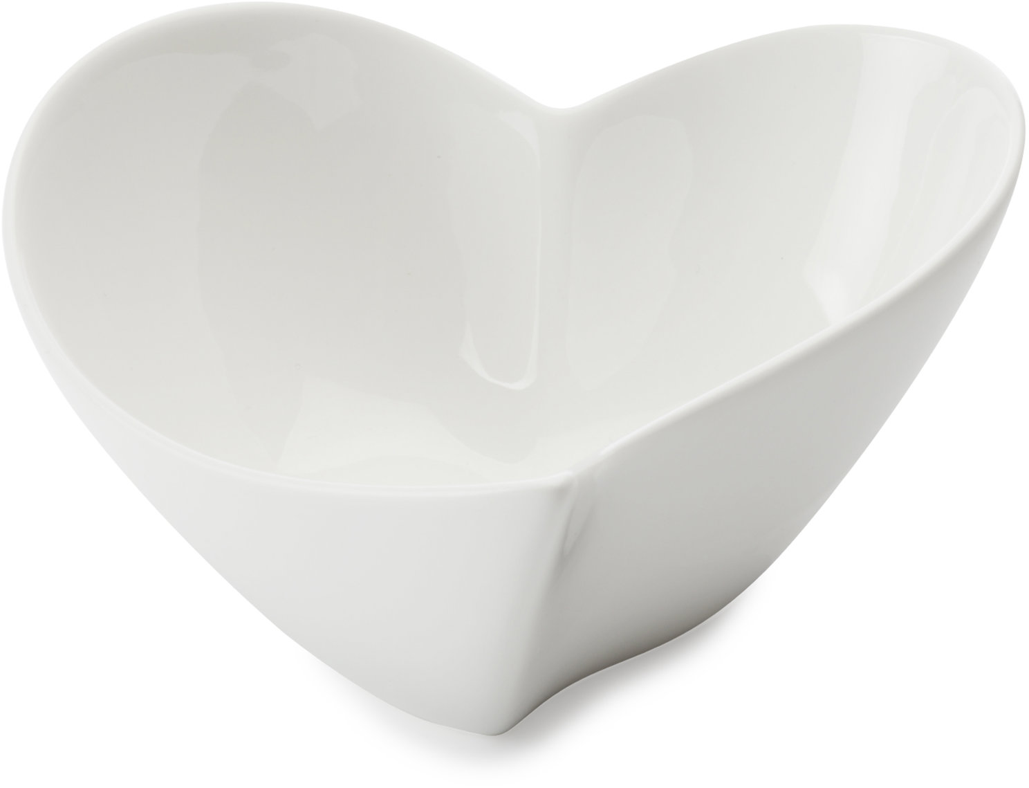 Maxwell & Williams WHITE BASICS Sada srdcových misiek 4 ks