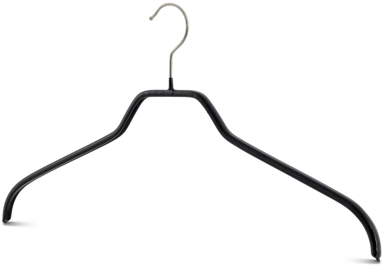 MAWA Kovové protišmykové ergonomické ramienko Silhouette 45 cm, 10 ks